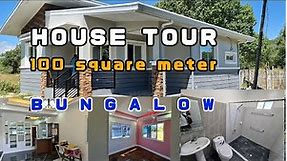 HOUSE TOUR 100sqm BUNGALOW HOUSE(Malacampa Camiling Tarlac Project)