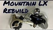 How To Rebuild a Shimano Deore LX Mountain LX M452, M550 Derailleur