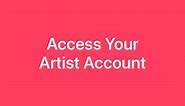 Breaking it down - Access Your Artist Account - Apple Music for Artists