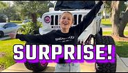 ￼ Surprising my girlfriend with her dream Jeep!!
