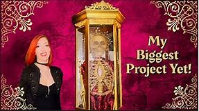 Life-Sized Gilded Skeleton DIY! Let's Create a Bejeweled Skeleton Inspired by the Roman Catacombs!