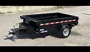 Sure Trac 5x8' Single Axle Hydraulic Dump Trailer 5000# GVW ST6208D-B-050