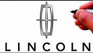 How to Draw the LINCOLN Logo (Famous Car Logos)