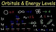 Orbitals, Atomic Energy Levels, & Sublevels Explained - Basic Introduction to Quantum Numbers