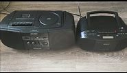 Sony Boombox 1997 vs 2020 Side By Side Comparison