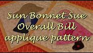 Sun Bonnet Sue Overall Bill