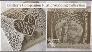Crafter's Companion Rustic Wedding Card