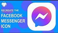 Create the Facebook Messenger Icon in Inkscape