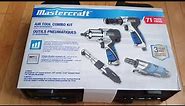 Mastercraft Air Tool Combo Kit - 71 pieces
