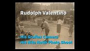 Rudolph Valentino Photographs Nita Naldi 1924 With His Graflex Camera
