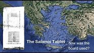 The Salamis Tablet - Calculating on a Counting board (Ancient Abacus)
