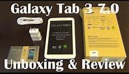 Samsung Galaxy Tab 3 7.0: Unboxing and Review