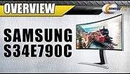 Samsung S34E790C Curved Monitor Overview - Newegg TV