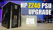 How to upgrade the power supply on a HP Z240 workstation.