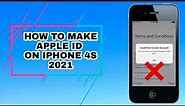 How to create apple id on iphone 4s #howtocreateappleid