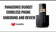 Budget Wireless Phone Panasonic KXTGB110 Unboxing from Lazada