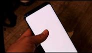 Galaxy S8 plus Problem The White Screen