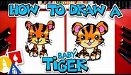 How To Draw A Baby Tiger