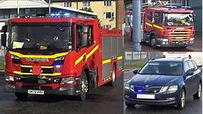 *NEW* Merseyside Specialist Rescue Pump Responding on TWO TONES With Fire Officer!