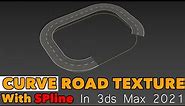 how to curve road texture in 3ds max with path deform modifier in 3ds max 2021 | Tutorials | CG Deep