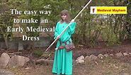 How to make an easy medieval dress (Viking Tutorial DIY)