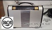 1946 Portable Radio - The RCA Victor Globetrotter 66BX - Quick Demo