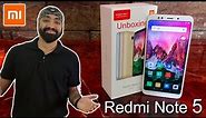 Xiaomi Redmi Note 5 (GOLD) Unboxing & hands on-Overview!!!
