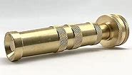 EIFER Solid Brass Hose Nozzle - Heavy Duty, High Pressure, Adjustable Spray for Garden, Car Wash, Cleaning