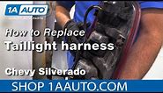 How to Replace Tail Light Harness 07-13 Chevy Silverado
