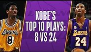 Kobe Bryant's Top 10 Plays Of His Career: 8 vs 24