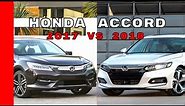 2018 Honda Accord vs 2017 Honda Accord