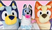 Bluey & Bingo help take care of BABY SOCKS! 🍼 🎀 Bluey and Bingo Toys from Disney 💙 Pretend Play!