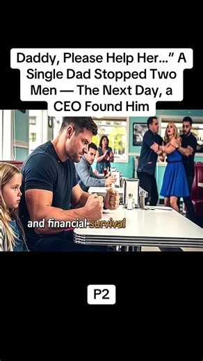 Daddy, Please Help Her…” A Single Dad Stopped Two Men — The Next Day, a CEO Found Him #storytime #story #storytelling