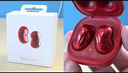 Samsung Galaxy Buds Live (RED) Unboxing & First Look