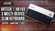Arteck: HB193 Wireless Stainless Steel Bluetooth Keyboard | Best Slim Multi-Device Keyboard [REVIEW]