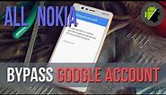 Bypass FRP Google account all Nokia 3, 5, 6, 8, etc - No box, no firmware