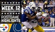 Steelers vs. Colts | NFL on Thanksgiving Week 12 Game Highlights
