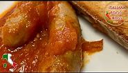 #1 Pork Sausages in Tomato Sauce (easy Italian food)
