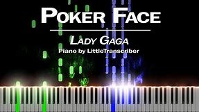 Lady Gaga - Poker Face (Piano Cover) Tutorial by LittleTranscriber
