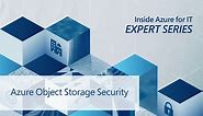 Security best practices for Azure Blob Storage