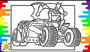 Batman Coloring Page | Riding the Batmobile Coloring Pages | Tobu - Back To You