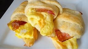 Bacon, Egg & Cheese Crescent Roll-Ups