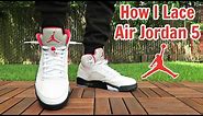 How I Lace My Air Jordan 5