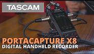 TASCAM Portacapture X8 Handheld Digital Recorder