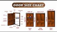 Door Size Measurement, Anatomy with Size Chart (Download FREE PDF guide)