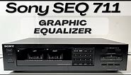 Sony SEQ-711 Graphic Equalizer Spectrum Analyzer Review