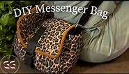 Easy Messenger Bag DIY | Easy messenger bag Pattern with 4 pockets