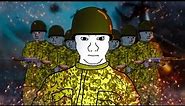 Wojak joins the military