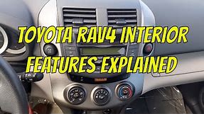 Toyota Rav4 Interior Features Explained