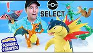 Pokemon Select Fancy Action Figures Dragon Types & Typhlosion Squirrels Jazwares Series Review